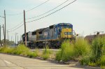 CSX C40-8 Locomotive at the yard